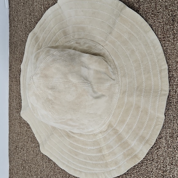 NWT Wilson Leather Tan Leather Bucket Hat Sz L-XL New - Picture 1 of 4